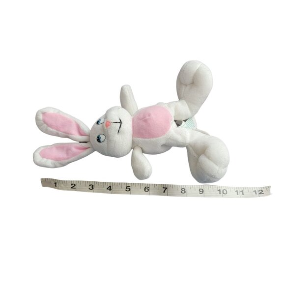 Vintage 90s Easter Bunny 10 in Plush Rabbit Spring Stuffed Animal Trendmasters - Picture 6 of 6